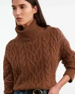 Stylish Shield Against the Chill Leonie Turtleneck Sweater