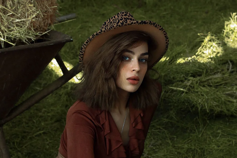 leopard print cowboy hat
